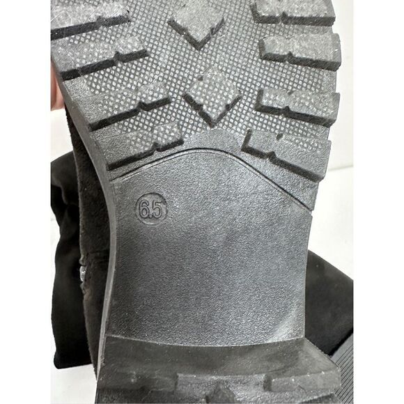 Dirty Laundry Knee High Boots Womens Black Platform Size 6.5 Side Zip Closure - Picture 7 of 10